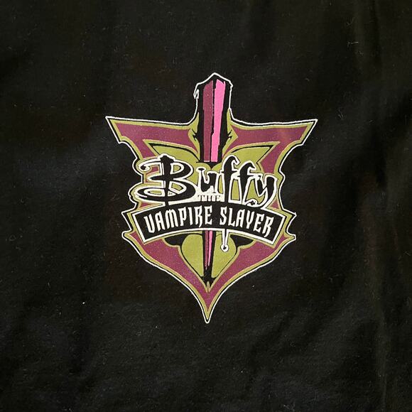 Rare Vintage 1998 Buffy the Vampire Slayer Promo T-Shirt BTVS Logo Never Worn M - Picture 2 of 10
